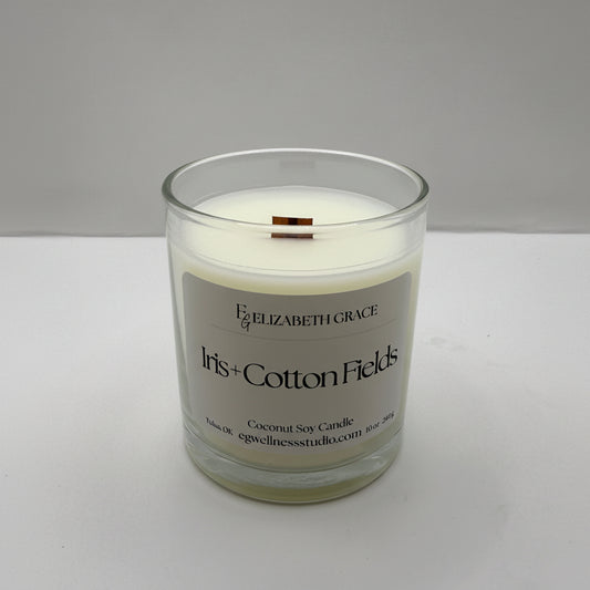 Iris + Cotton Field 10oz Candle