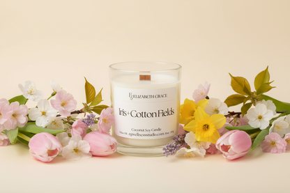 Iris + Cotton Field 10oz Candle