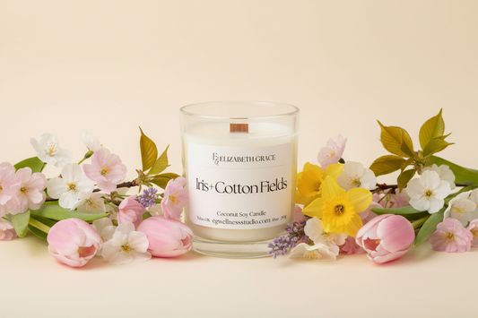 Iris + Cotton Field 10oz Candle