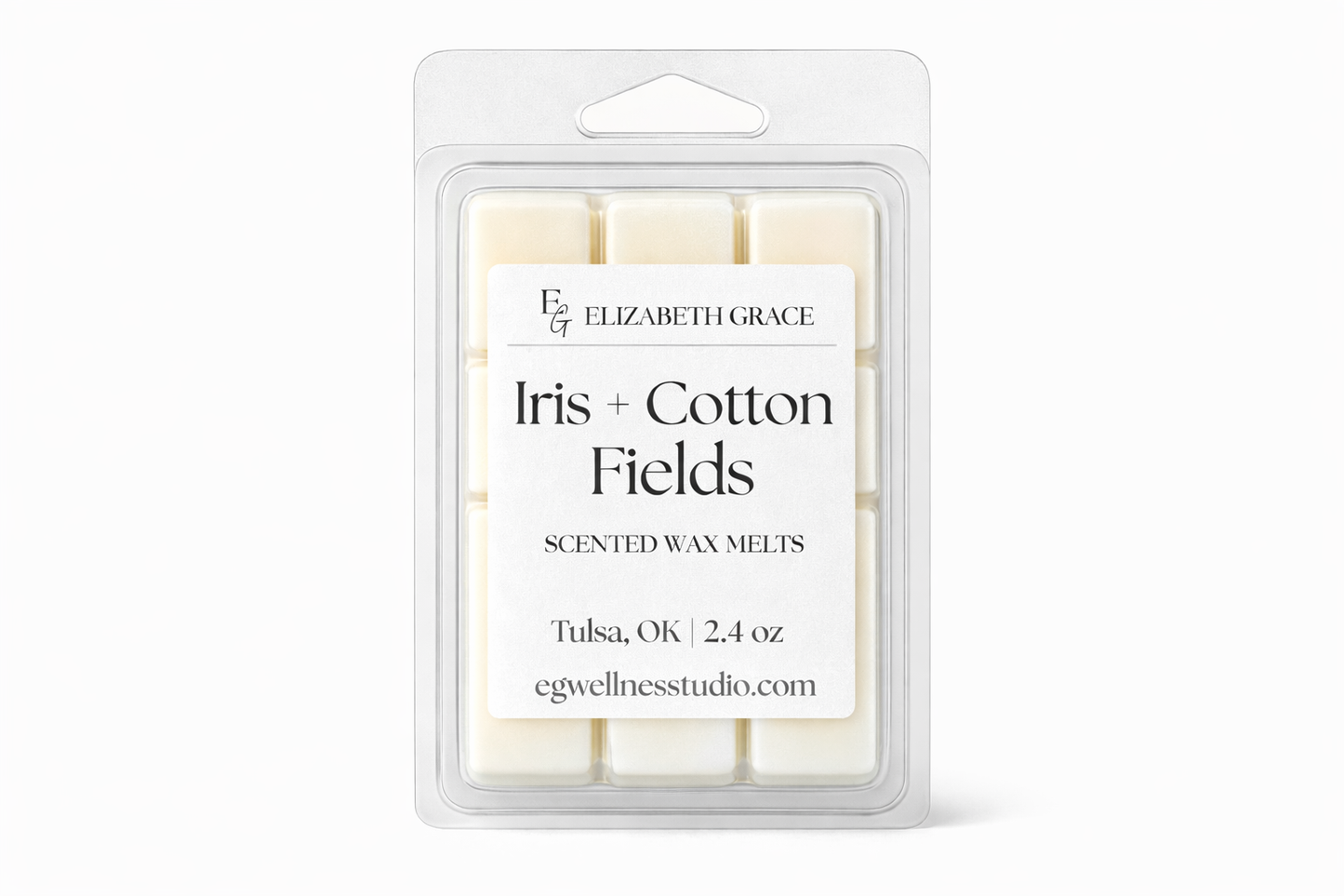 Iris + Cotton Field 2.4oz Wax Melt